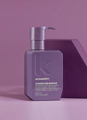 Kevin Murphy Hydrate Me Masque bottle on a purple background