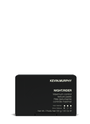 Kevin Murphy Night.Rider hair product packaging on a white background