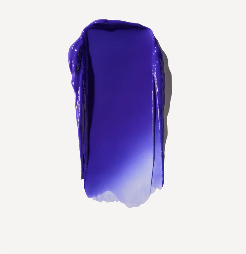 Swoosh of purple conditioner