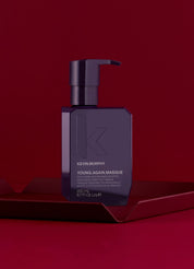 Kevin Murphy Young Again Masque bottle on a red background