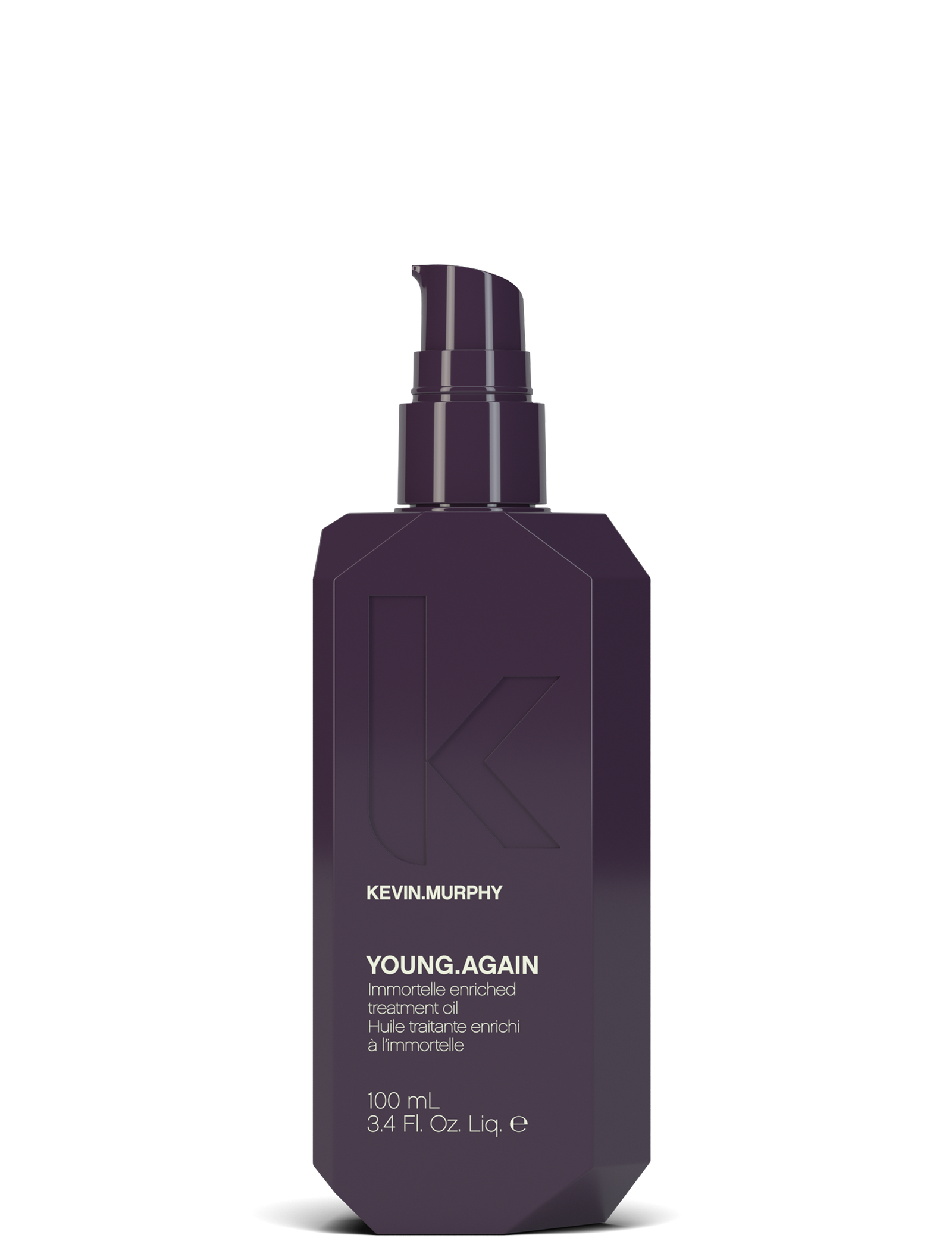 Kevin Murphy Young Again hair product bottle on a white background