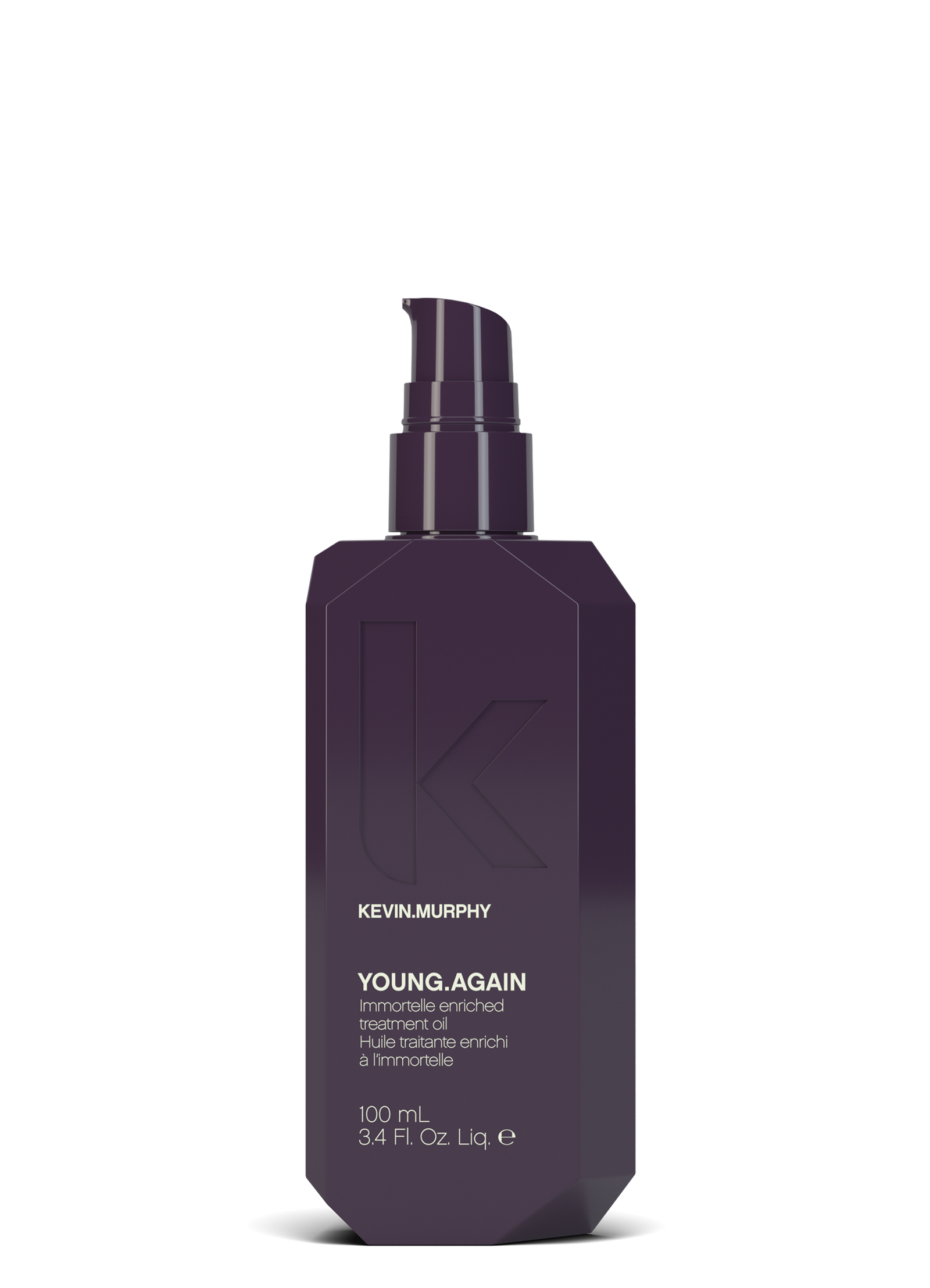 Kevin Murphy Young Again hair product bottle on a white background