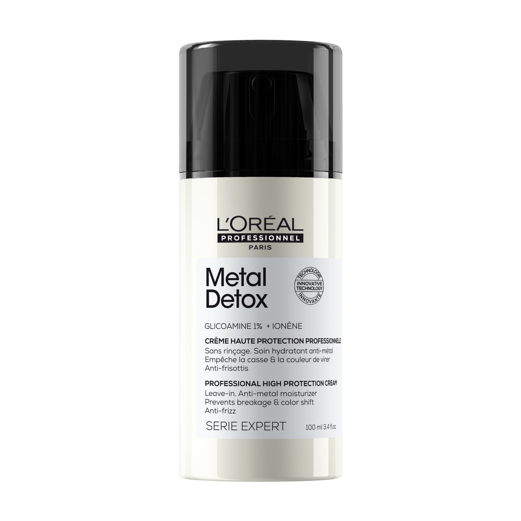 L'Oreal Metal Detox hair care product on a white background